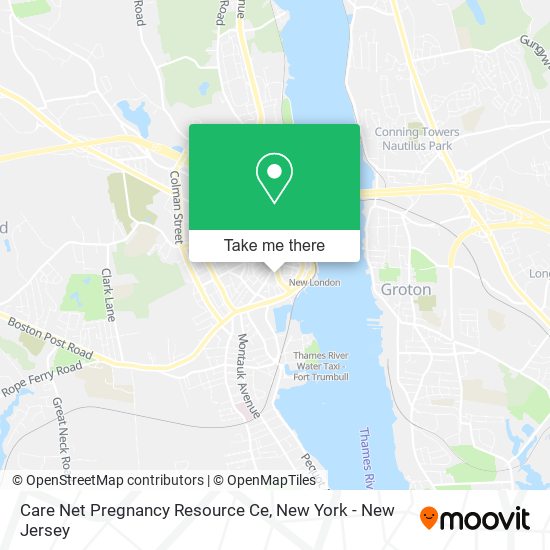 Care Net Pregnancy Resource Ce map