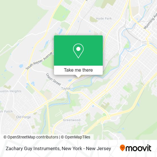Mapa de Zachary Guy Instruments