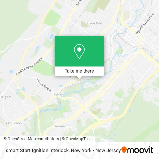 smart Start Ignition Interlock map