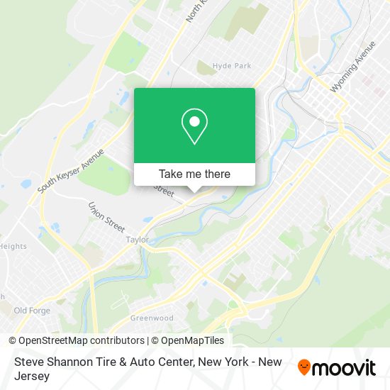 Mapa de Steve Shannon Tire & Auto Center