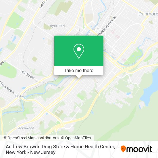 Mapa de Andrew Brown's Drug Store & Home Health Center