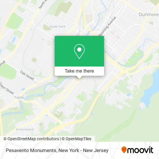 Pesavento Monuments map