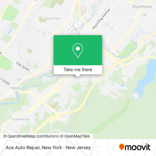 Mapa de Ace Auto Repair