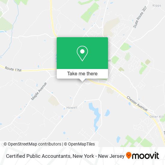 Certified Public Accountants map