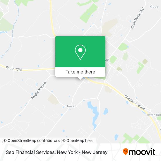 Mapa de Sep Financial Services