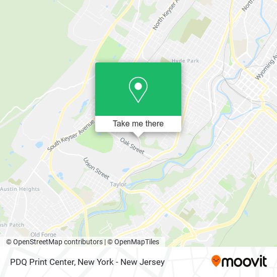Mapa de PDQ Print Center