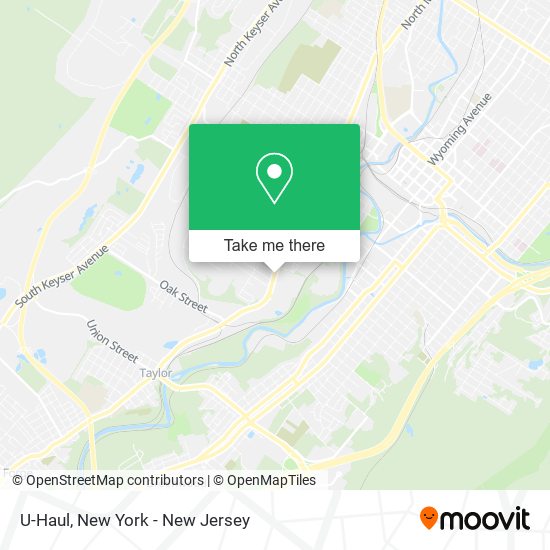 U-Haul map