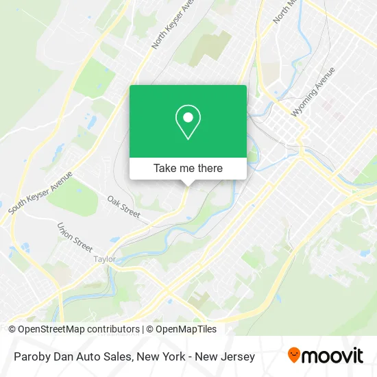 Paroby Dan Auto Sales map