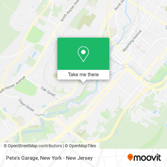 Mapa de Pete's Garage