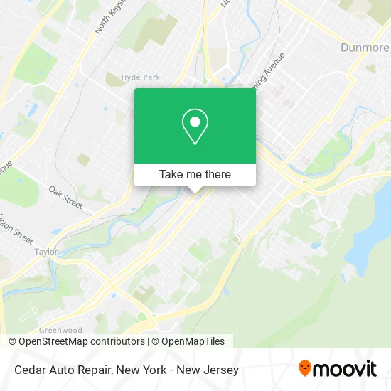 Cedar Auto Repair map