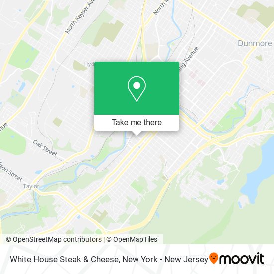 Mapa de White House Steak & Cheese