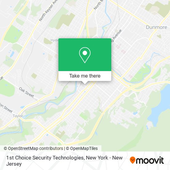 Mapa de 1st Choice Security Technologies