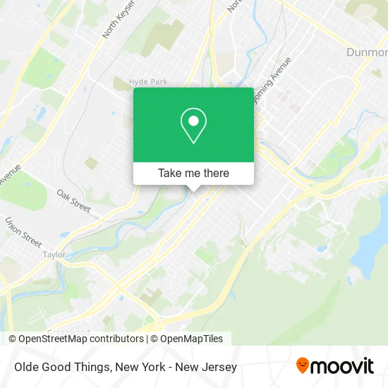 Olde Good Things map