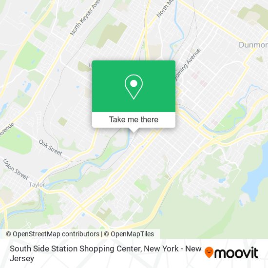 Mapa de South Side Station Shopping Center