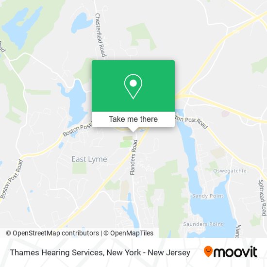 Thames Hearing Services map