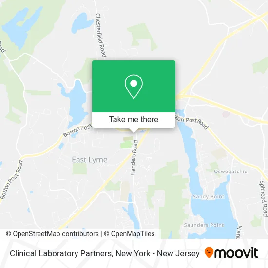 Clinical Laboratory Partners map