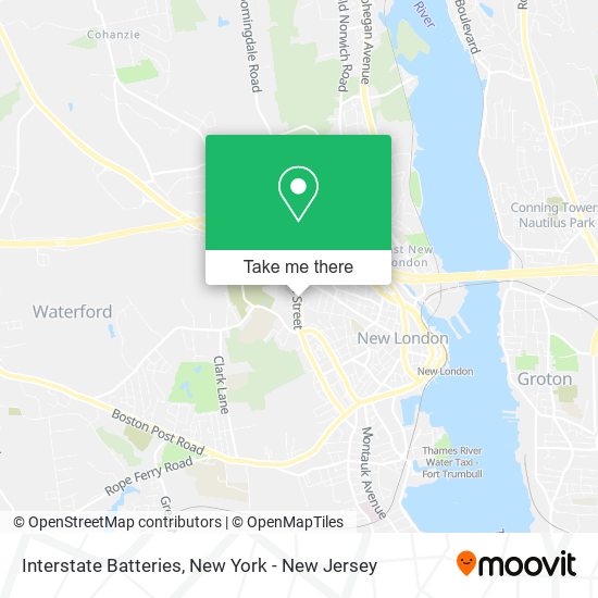 Interstate Batteries map