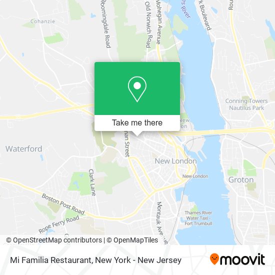 Mapa de Mi Familia Restaurant