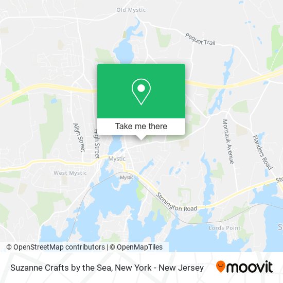 Suzanne Crafts by the Sea map