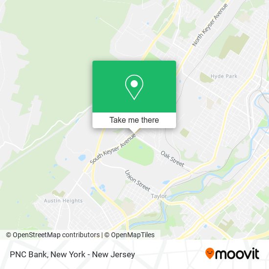 PNC Bank map