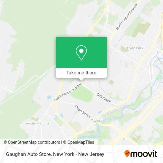 Gaughan Auto Store map