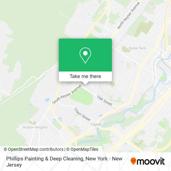 Phillips Painting & Deep Cleaning map