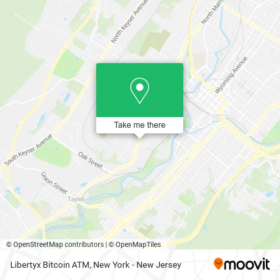 Mapa de Libertyx Bitcoin ATM