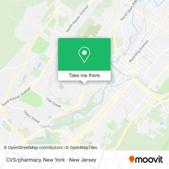 Mapa de CVS/pharmacy
