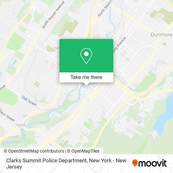 Clarks Summit Police Department map