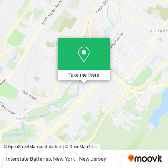 Interstate Batteries map