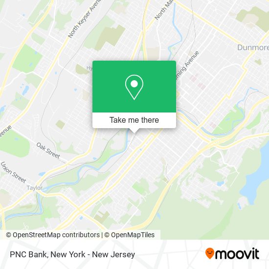 PNC Bank map