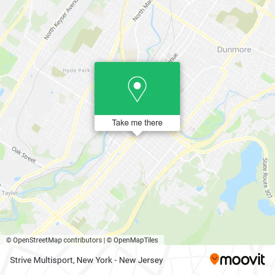 Strive Multisport map