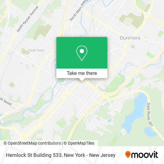 Hemlock St Building 533 map