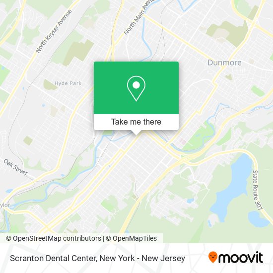 Mapa de Scranton Dental Center