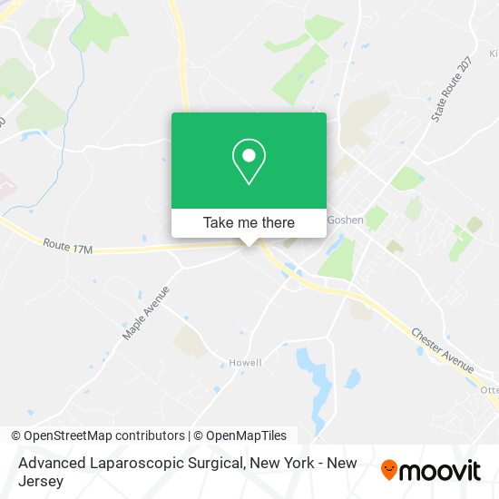 Advanced Laparoscopic Surgical map