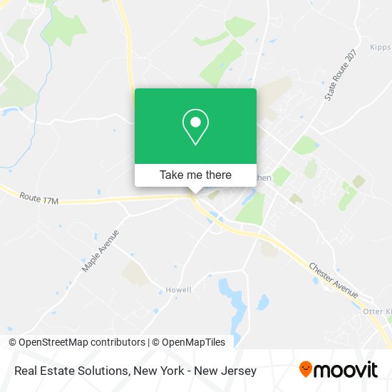 Real Estate Solutions map