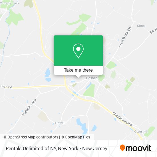 Mapa de Rentals Unlimited of NY