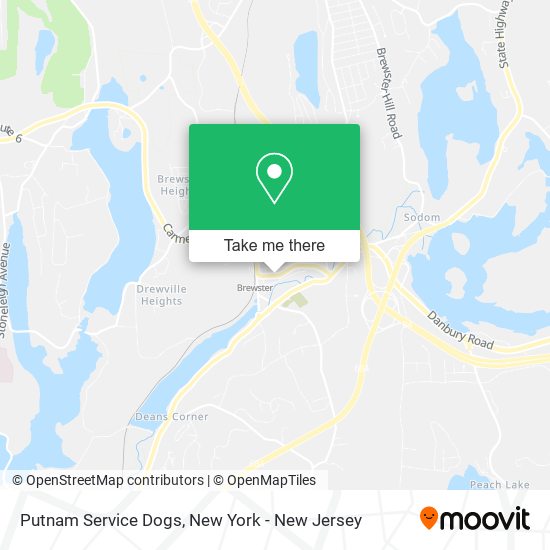 Putnam Service Dogs map