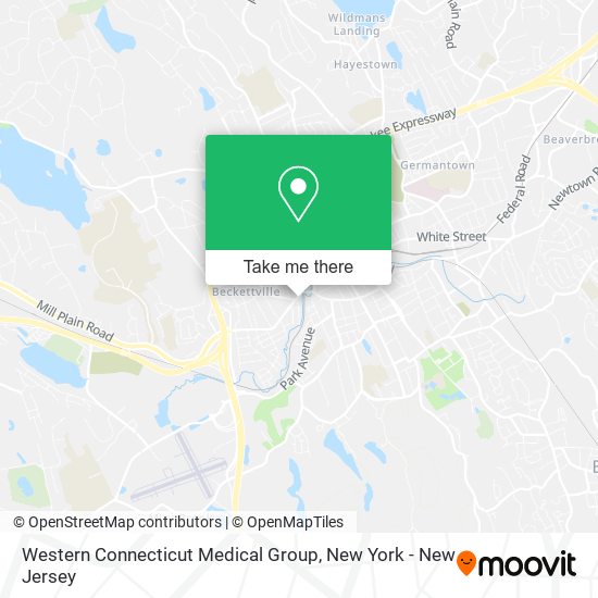 Mapa de Western Connecticut Medical Group