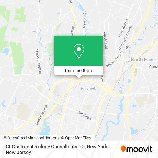 Mapa de Ct Gastroenterology Consultants PC