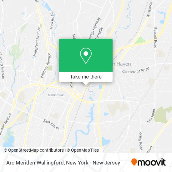 Mapa de Arc Meriden-Wallingford