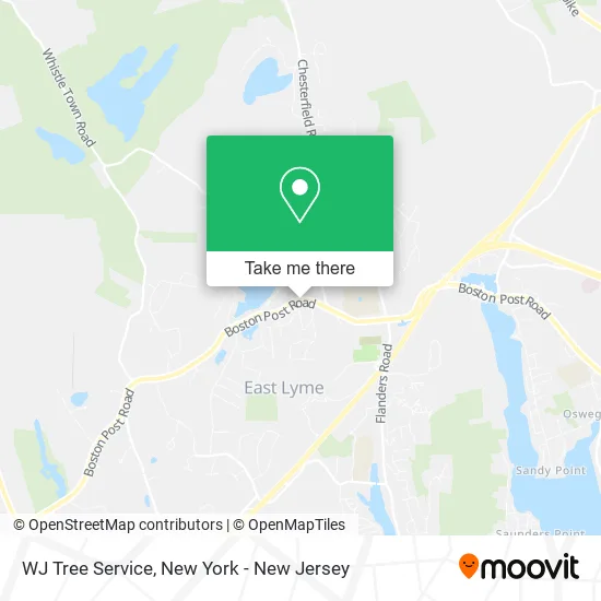 WJ Tree Service map