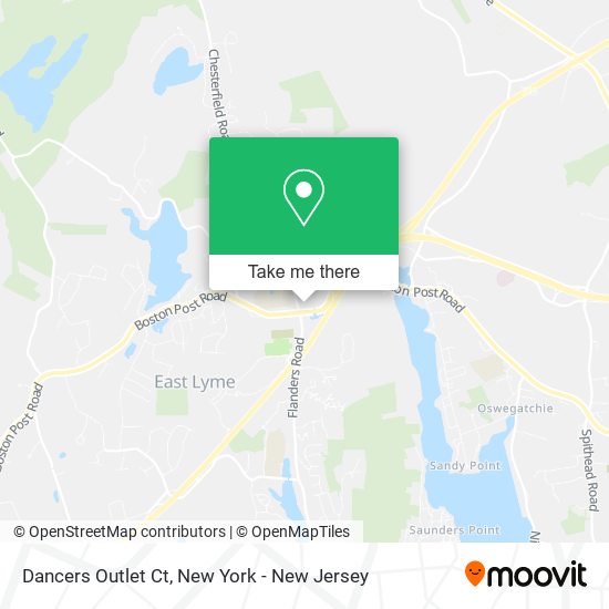 Dancers Outlet Ct map