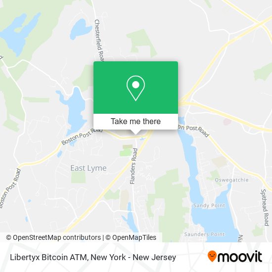 Mapa de Libertyx Bitcoin ATM