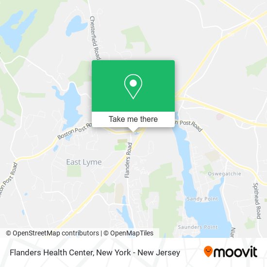 Flanders Health Center map