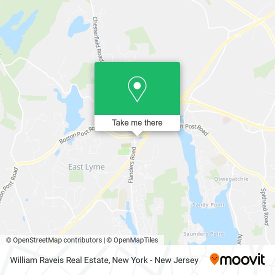 William Raveis Real Estate map