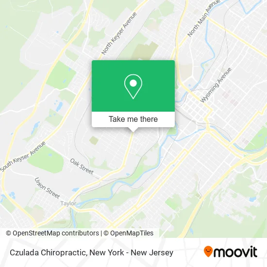 Czulada Chiropractic map
