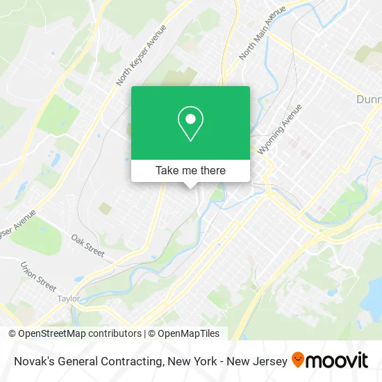Novak's General Contracting map
