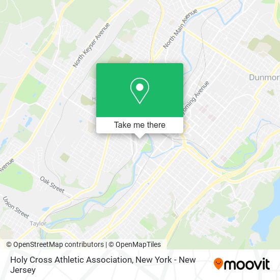 Mapa de Holy Cross Athletic Association