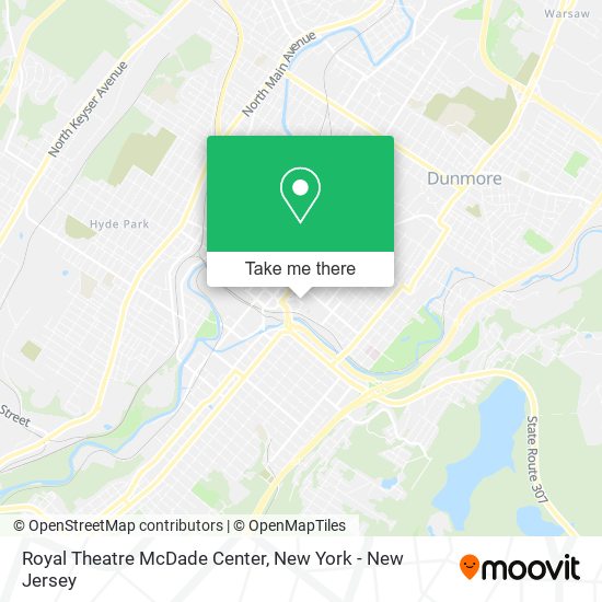 Mapa de Royal Theatre McDade Center